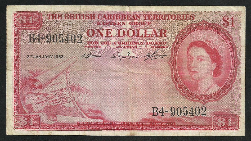 British Caribbean : One Dollar 1962
