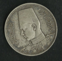 Charger l&#39;image dans la galerie, Egypte : 5 Piastres Argent 1937
