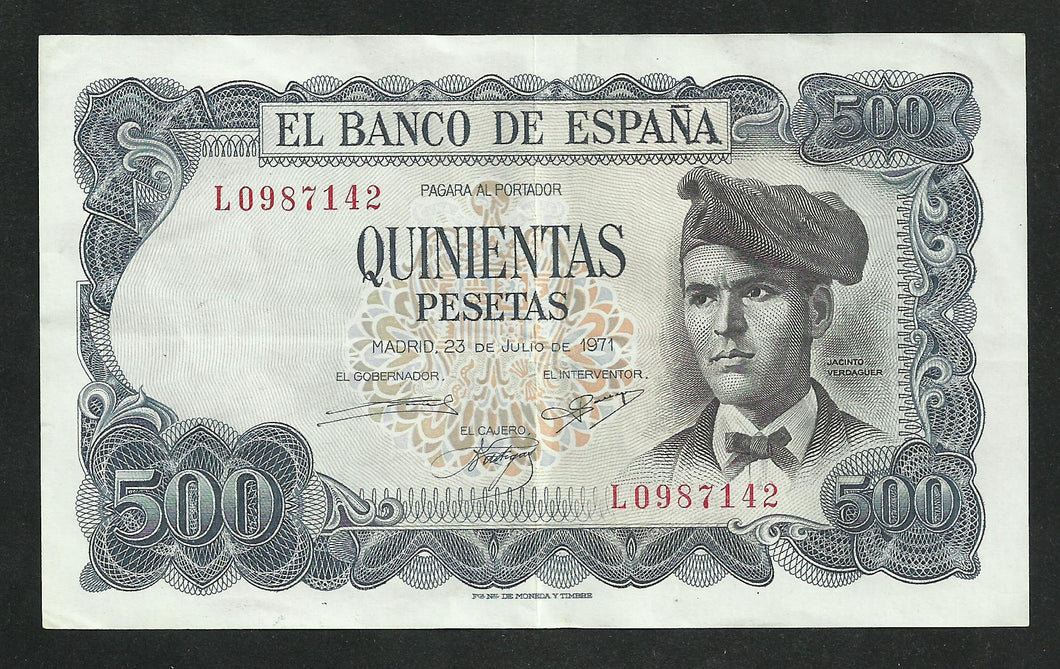 Espagne : 500 Pesetas 1971