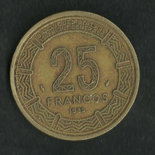 Charger l&#39;image dans la galerie, Guinée équatoriale : 25 Francos 1985

