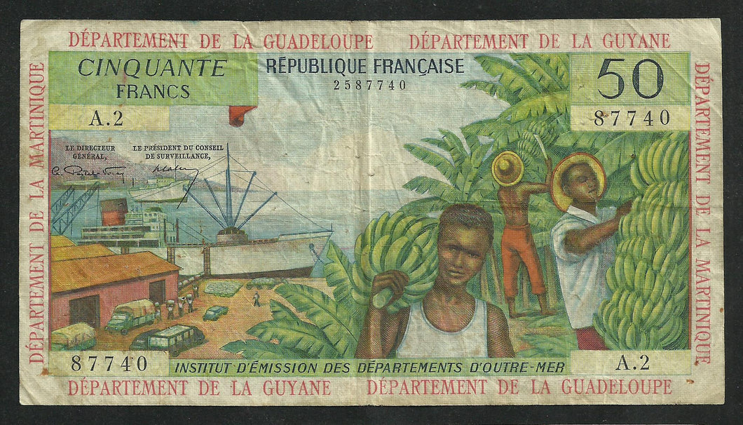 Martinique / Guadeloupe / Guyane : 50 Francs 1964