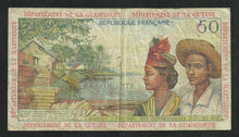 Charger l&#39;image dans la galerie, Martinique / Guadeloupe / Guyane : 50 Francs 1964
