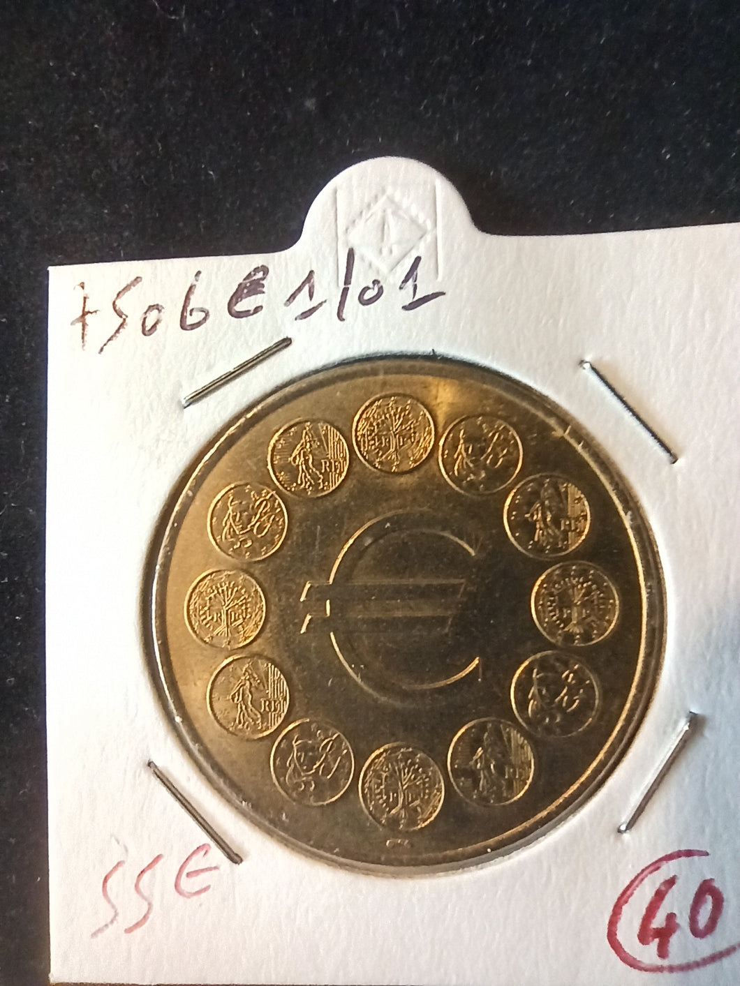 Jeton Monnaie de Paris 75 : Euro 2001