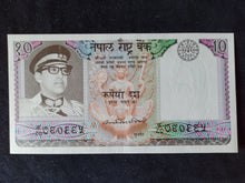 Charger l&#39;image dans la galerie, Nepal : 10 Rupees 1974 Presque NEUF
