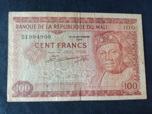 Charger l&#39;image dans la galerie, Mali : 100 Francs 1960
