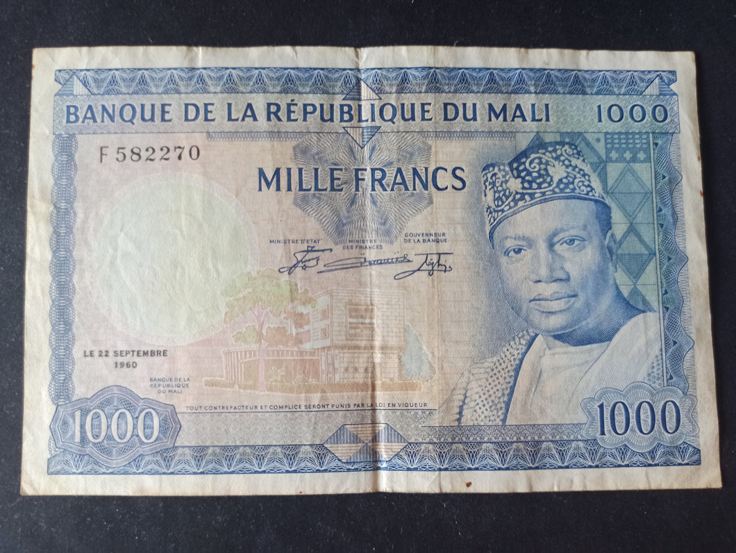 Mali : 1000 Francs 1960