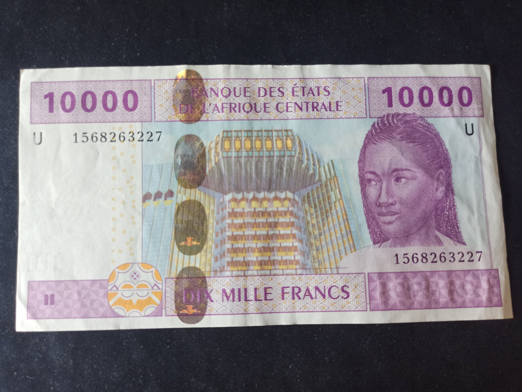 Afrique Centrale : 10000 Francs 2002 U