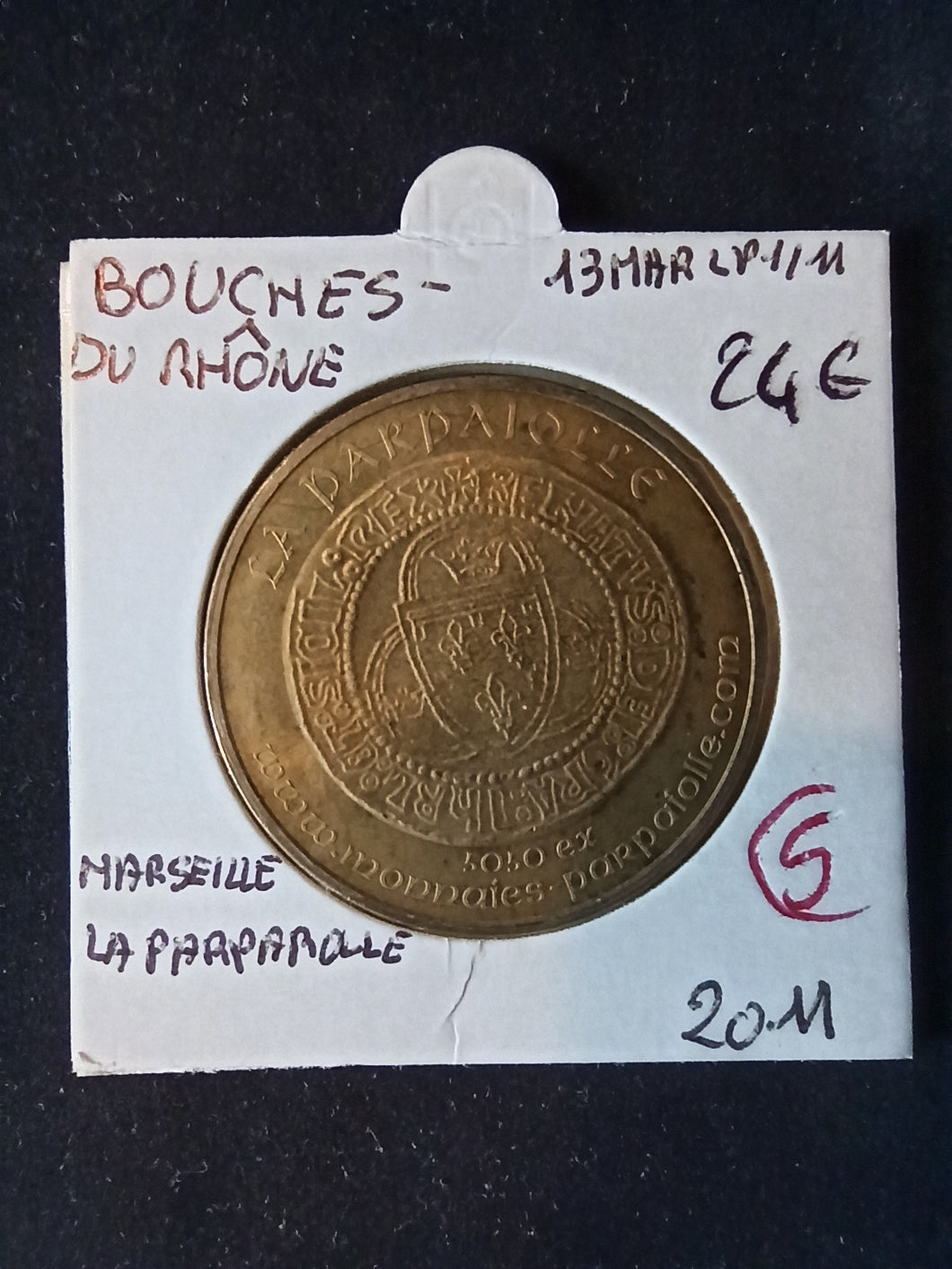 Jeton Monnaie de Paris 13 : La Parpaiolle 2011