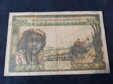 Charger l&#39;image dans la galerie, Afrique de l&#39;Ouest : 500 Francs (1959-64) A Sign 9
