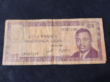 Charger l&#39;image dans la galerie, Burundi : 100 Francs 1986
