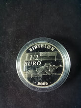 Charger l&#39;image dans la galerie, 1 1/2 Euro  Argent France Biathlon 2005 BE
