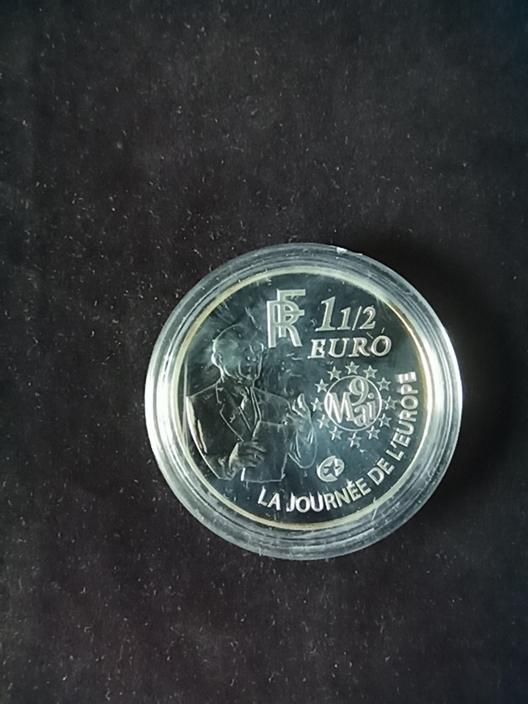 1 1/2 Euro  Argent France Europa 2006 BE