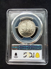 Charger l&#39;image dans la galerie, France : 2 Francs Semeuse 1920 Silver ; PCGS AU 58
