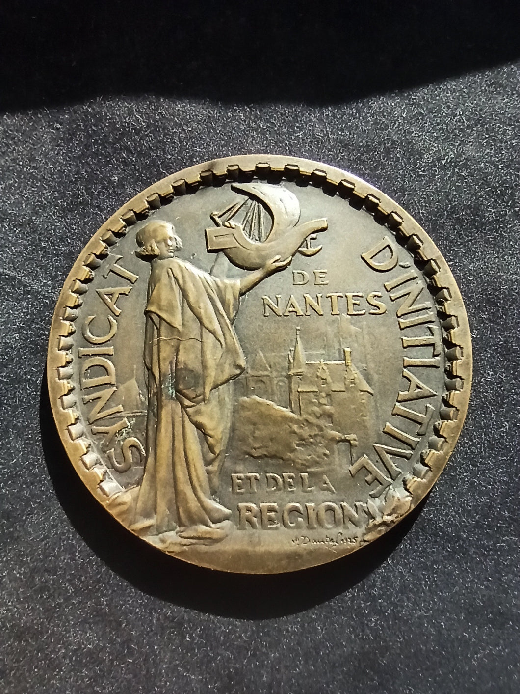 Médaille Bronze Syndicat d'Initiative de Nantes par Dautel