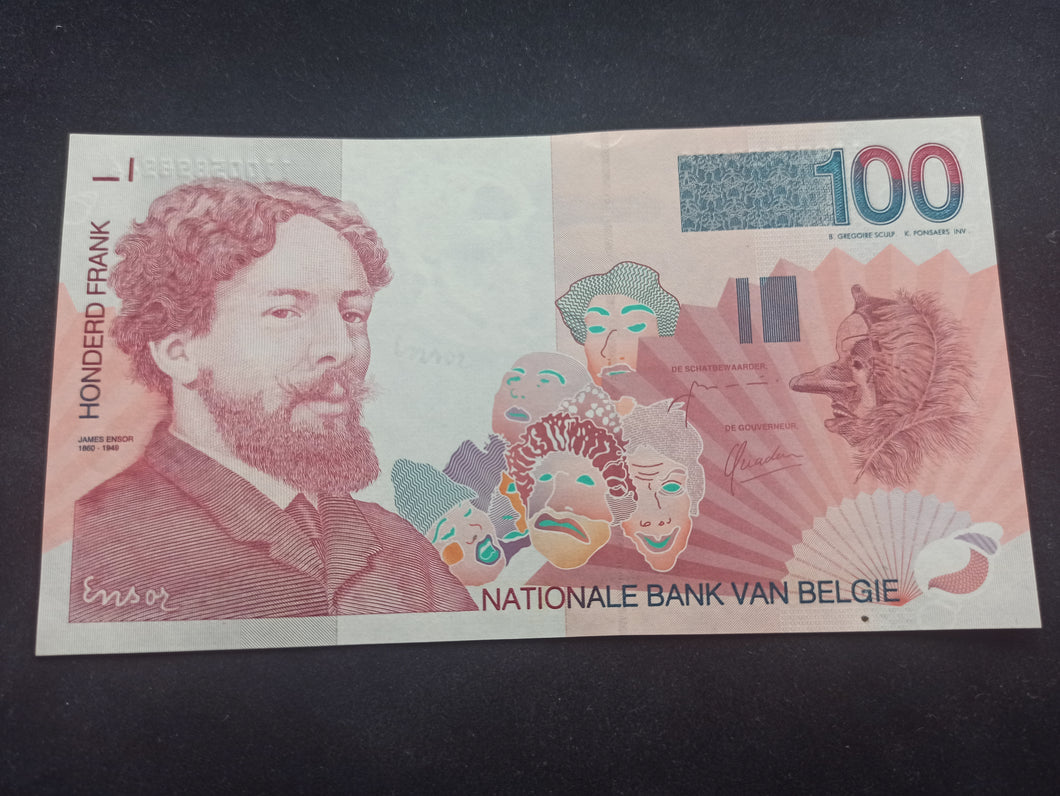 Belgique : 100 Francs 1995 / 2001 NEUF