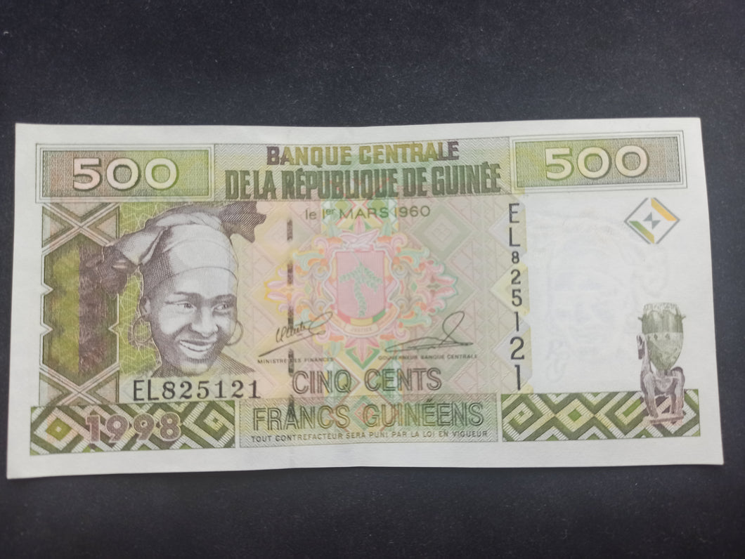 Guinée : 500 Francs 1960