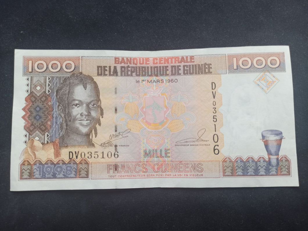 Guinée : 1000 Francs 1960