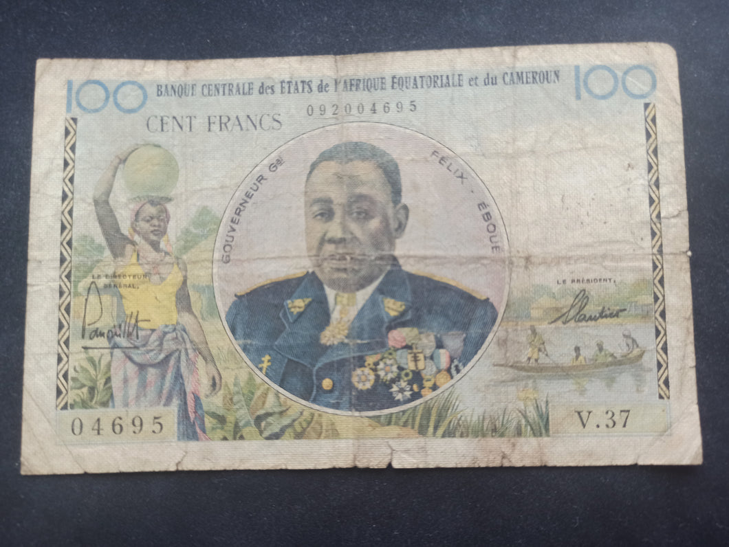 Cameroun : 100 Francs 1957
