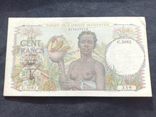 Charger l&#39;image dans la galerie, Afrique Occidentale : 100 Francs (6-1-1948)
