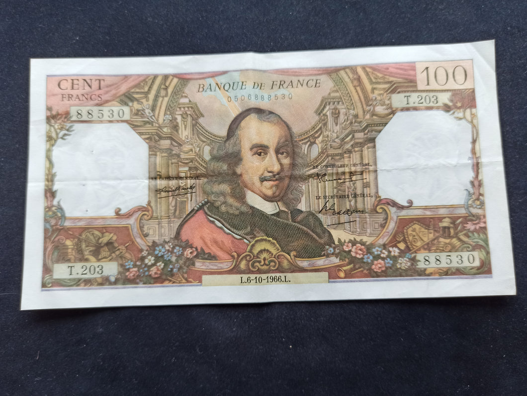 100 Francs Corneille (6-10-1966)