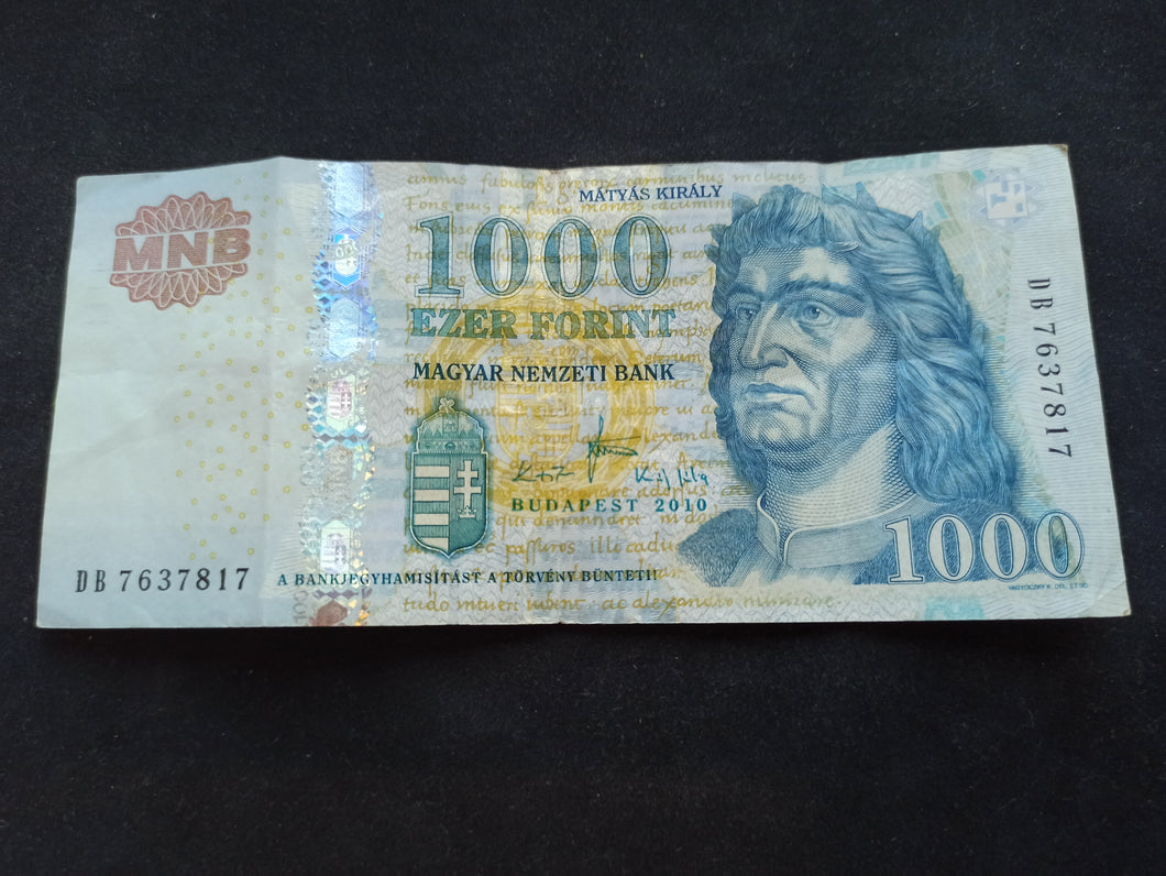 Hongrie : 1000 Forint 2010