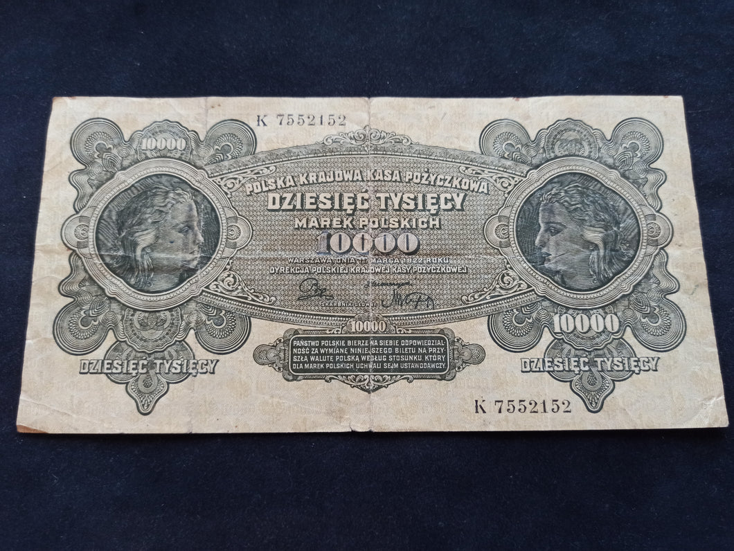 Pologne : 10000 Marek 1922