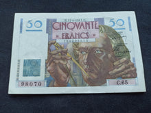 Charger l&#39;image dans la galerie, 50 Francs Verrier (12-6-1947) Qualité
