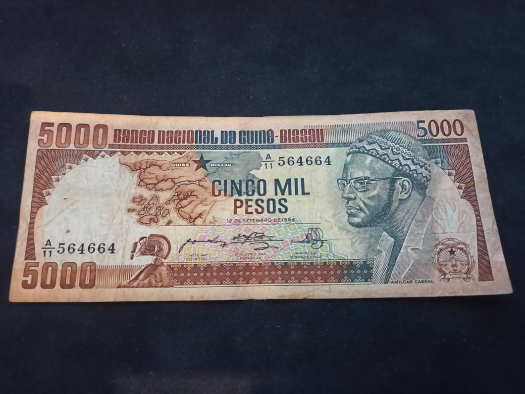 Guinée-Bissau : 5000 Pesos 1984