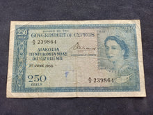 Charger l&#39;image dans la galerie, Chypre : 250 Mils 1955
