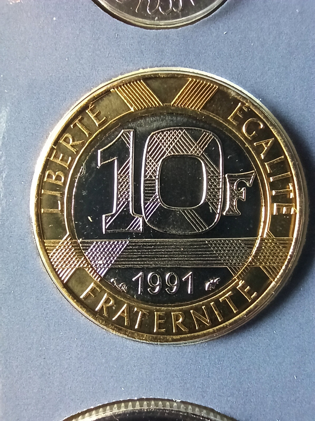 10 Francs Semeuse 1991 issu du Coffret BU ; Frappe Médaille 2500 Ex