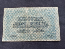Charger l&#39;image dans la galerie, Tchécoslovaquie : 1 Koruna 1919
