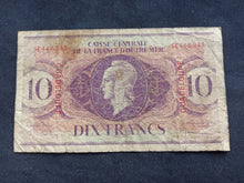 Charger l&#39;image dans la galerie, Guadeloupe : 10 Francs 1944
