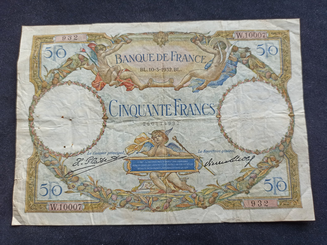 50 Francs Merson (10-3-1932)