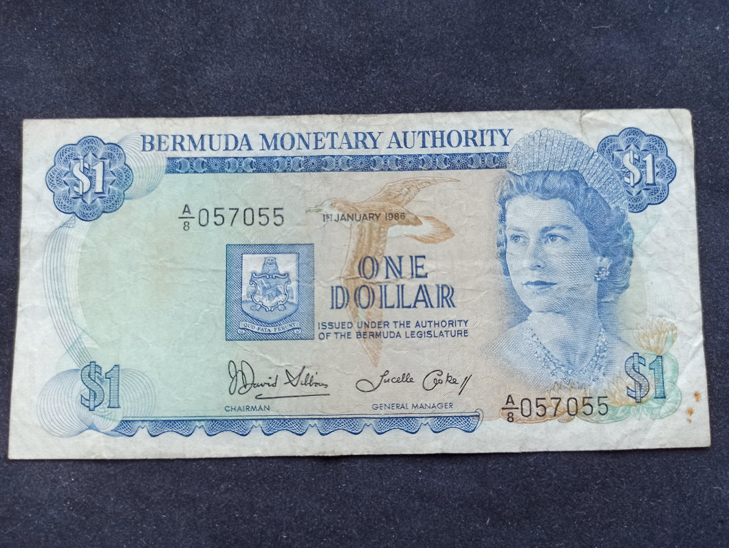 Bermudes : One 1 Dollar 1986
