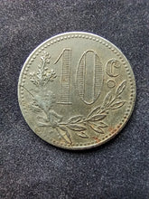 Charger l&#39;image dans la galerie, Monnaie de Nécessité : Algérie : 10 Cent 1916 Alger Fer
