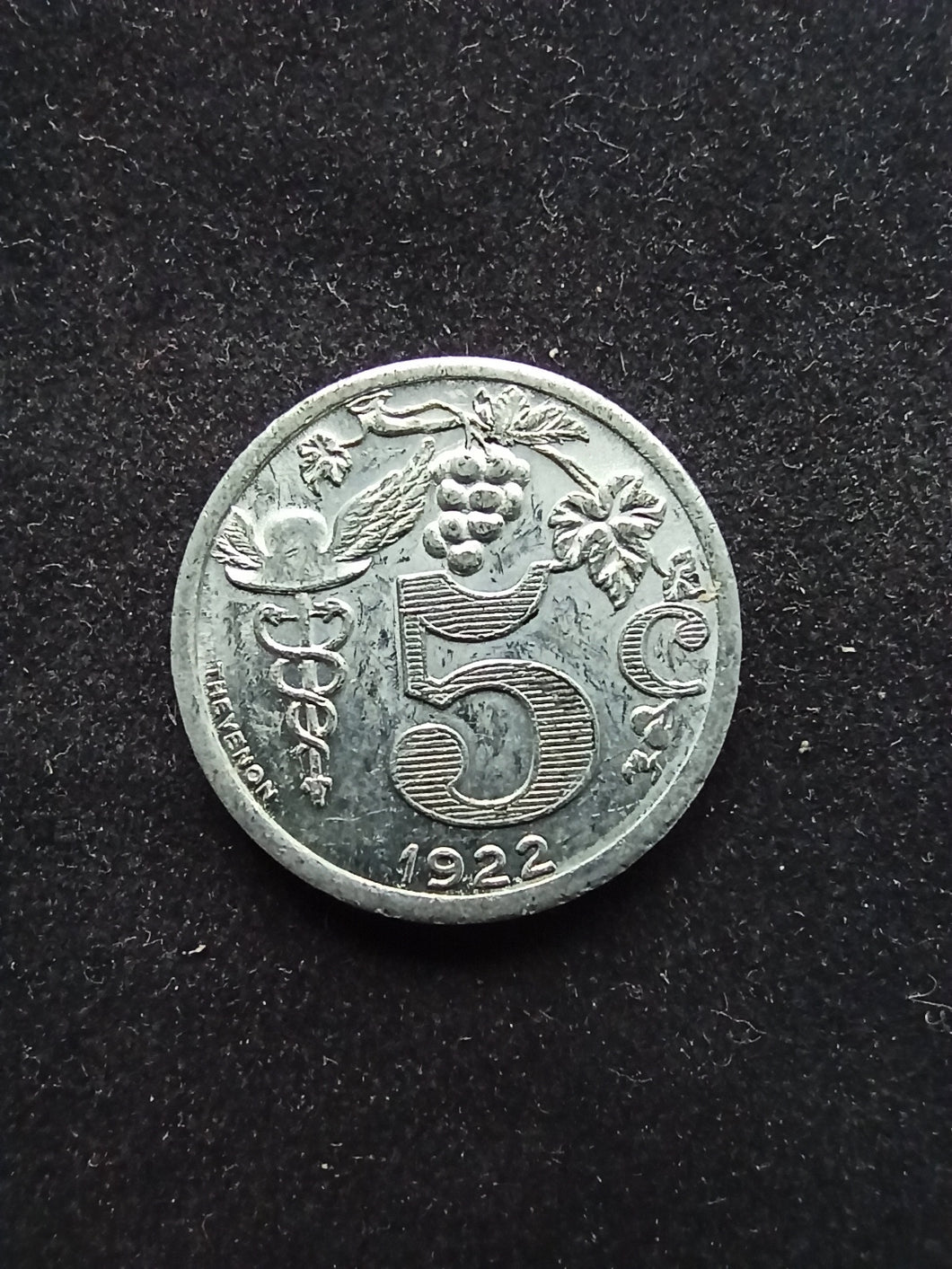 Monnaie de Nécessité : Epernay : 5 Centimes 1922