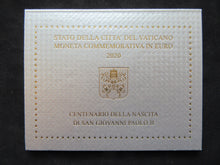 Charger l&#39;image dans la galerie, 2 Euro Commémorative Vatican BU 2020 : Jean Paul II
