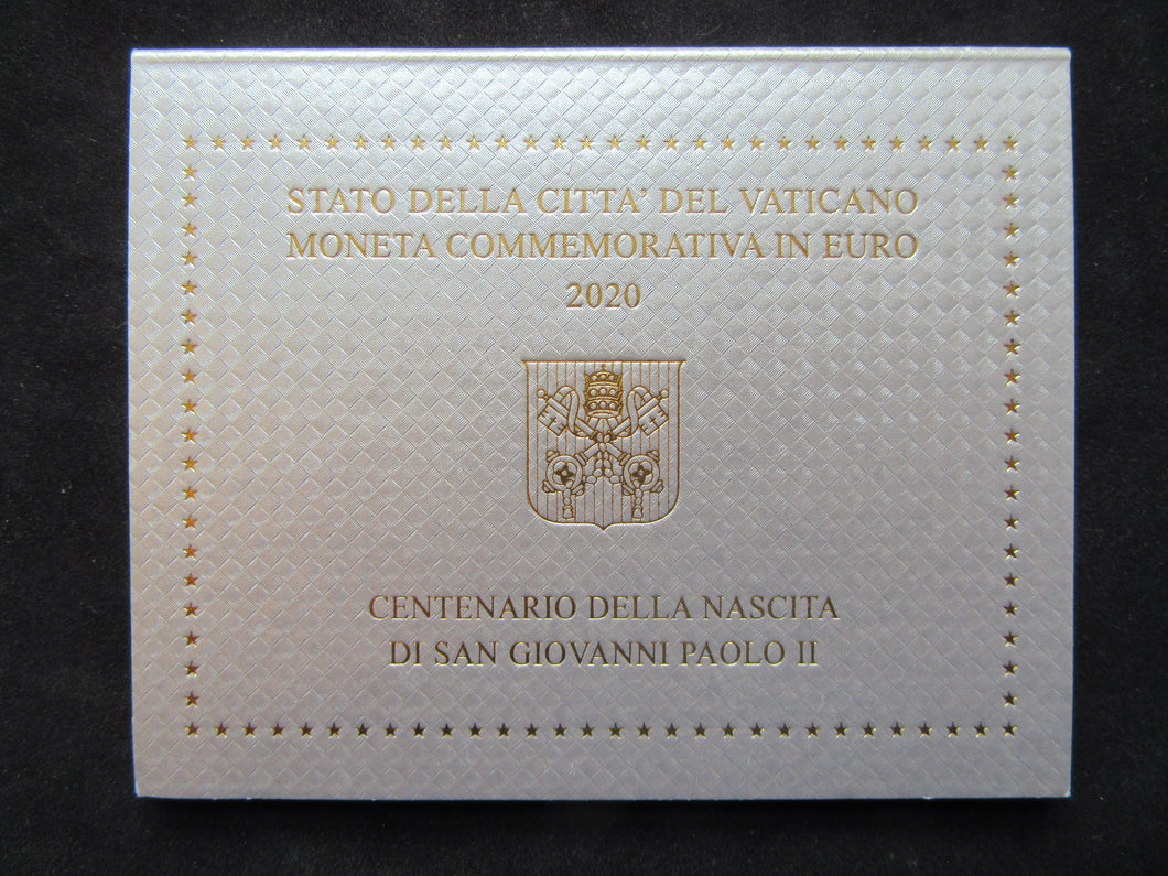 2 Euro Commémorative Vatican BU 2020 : Jean Paul II