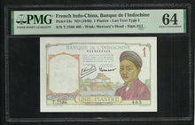 Charger l&#39;image dans la galerie, French Indo-china : Une Piastre 1946 ; PMG : Choice UNC 64
