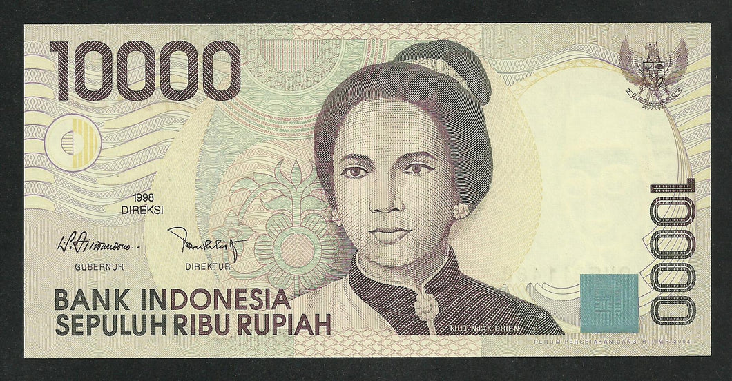 Indonésie : 10000 Rupiah 1998 NEUF