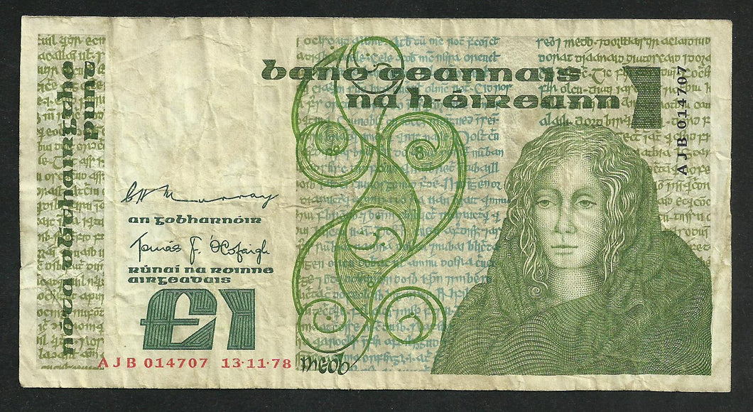 Irlande : One Pound 1978