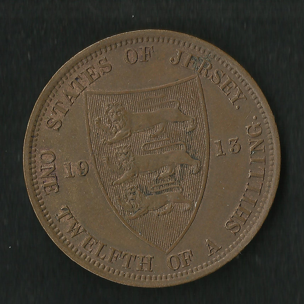 Jersey : 1/12 Shillings 1913 ; Qualité
