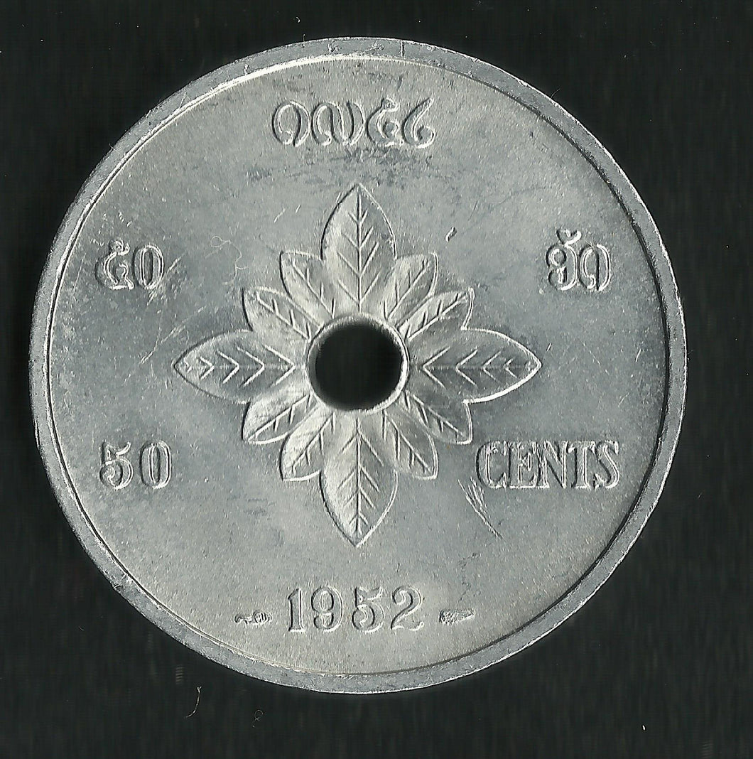 Laos : 50 Cents 1952