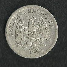 Charger l&#39;image dans la galerie, Mexique : 5 Centavos Argent 1894 CaM
