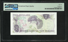 Charger l&#39;image dans la galerie, New Zealand : 2 Dollars 1981-85 ; PMG : Gem UNC 66 ; EPQ
