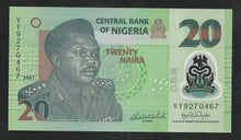 Charger l&#39;image dans la galerie, Nigeria : 20 Naira 2007 UNC ; Polymer
