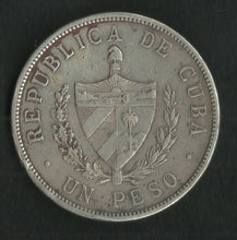 Charger l&#39;image dans la galerie, Cuba : Un Peso 1932 Argent
