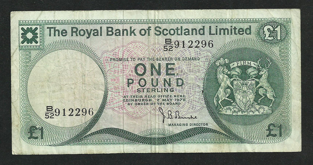 Scotland : 1 Pound 1978