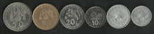 Charger l&#39;image dans la galerie, Nouvelle Calédonie : Série de 6 Pièces : 100 Francs à 1 Franc ; Qualité
