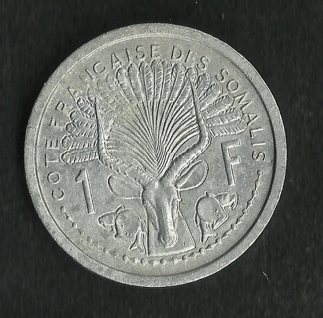 Somalis : 1 Franc 1965